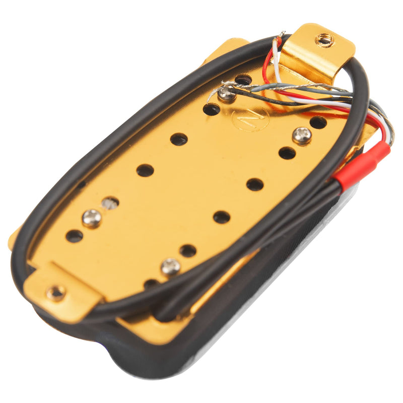 [AUSTRALIA] - 2Pcs Yootones Adjustable Electric Guitar Humbucker Double Coil Pickup Neck 50mm Bridge 52mm Compatible with ST SQ LP Guitar Instrument (White) White 