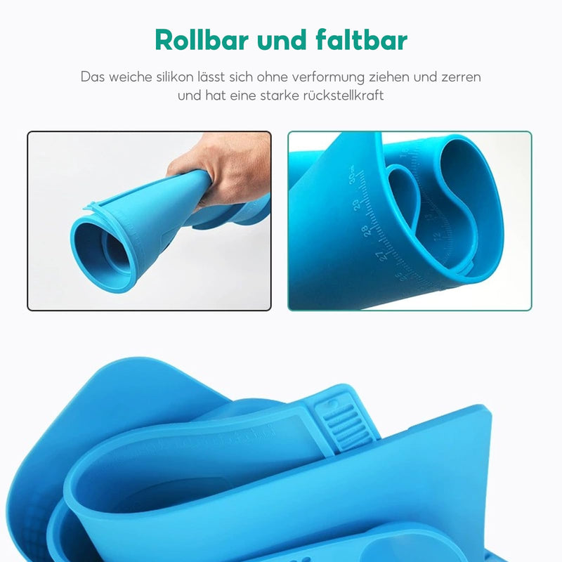 Silicone Soldering Mat, 45 x 30 cm, Heat Resistant up to 500 °C, Antistatic Repair Mat, Heat Resistant Soldering Mat, Workbench Mat for Electronics, Blue