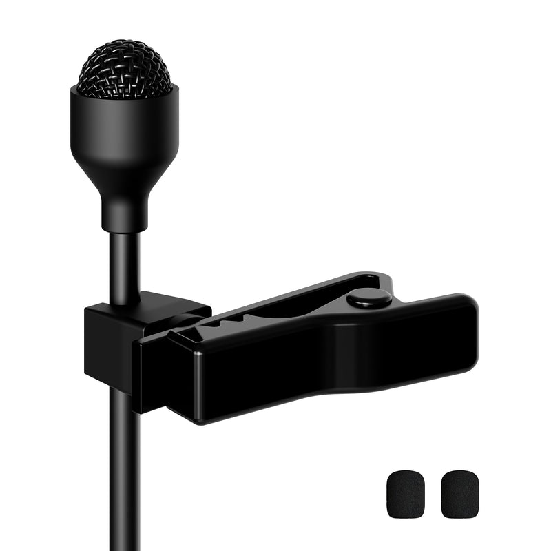 J K Pro Lavalier Lapel Microphone MIC-J 044 Compatible with Sennheiser Wireless Transmitter - Omnidirectional Condenser Mic