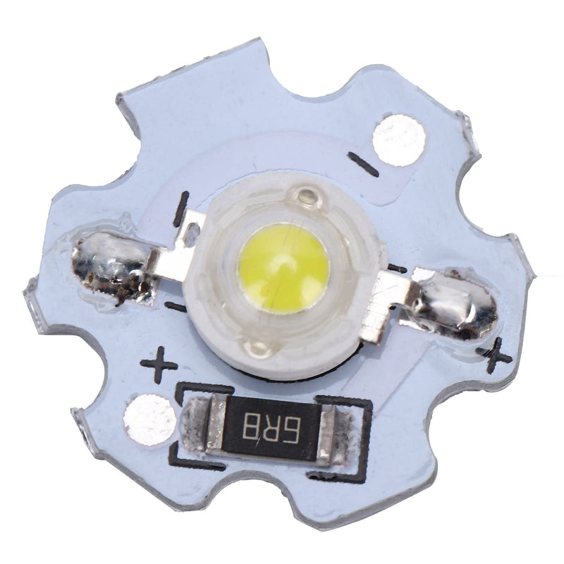 [AUSTRALIA] - Garosa 25-Piece LED Lamp Beads 5V LED Chips 200LM 1W High Power SMD LED Lamp Chip Bulb for Replacement of Foodlight/Spotlight Bulbs in Home Studio (Pure White 6000-6500K) 