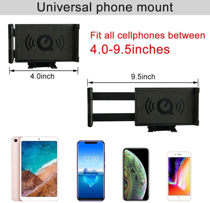 Universal Moblie Phone Stand,Lazy Cell Phone Holder & Neck Cell Tablet Phone Mount Holder Flexible Lazy Bracket (Black) Black