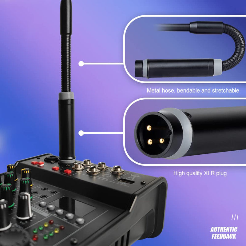 [AUSTRALIA] - Professional Dynamic bob Barker Microphone for DJ Mixer Dedicated Disc Shouting Microphone KTV Bar Gooseneck Mic 