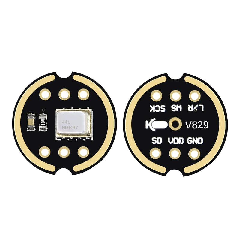 AYWHP Pack of 3 INMP441 Omnidirectional Microphone Module 24 Bit I2S Interface Digital Output Compatible with ESP-32 Arduino