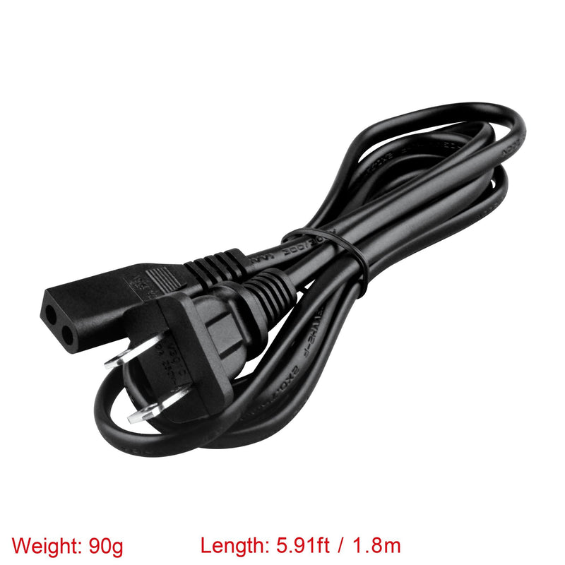 [AUSTRALIA] - Replacement AC Power Cord Lead Cable Compatible with Jensen CD-475 Portable CD Player AM/FM Stereo Radio Power Cable 
