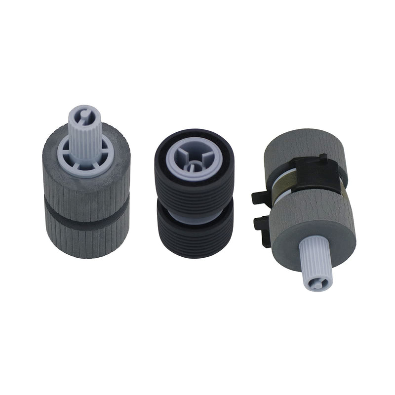 Intendvision Replacement Scanner Brake Roller and Pick Roller Set Compatible for Fujitsu fi-6670 fi-6670A fi-6770 fi-6770A fi-6750 fi-6750S fi-5650 fi-5650C fi-5750 fi-5750C, PA03338-K011 PA03576-K010