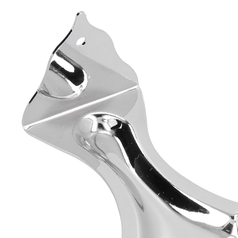 [AUSTRALIA] - Gaeirt Gaeirtq7euhozg9c4017 Guitar Tailpiece Bridge, 6 String Guitar Tailpiece Hole Design For 6-String Resonator Guitars For Guitar Lover, Guitar Tailpiece Metal Silver 6 String Bridge Accessories 