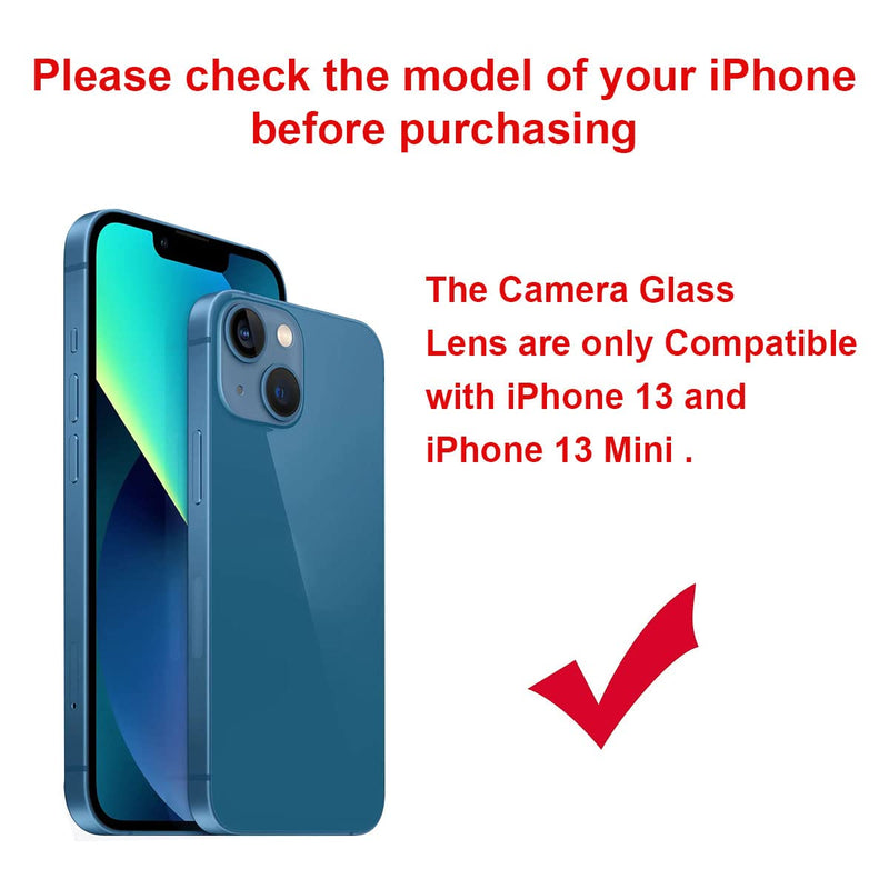 [AUSTRALIA] - 2 Set OEM Back Rear Camera Lens Glass Replacement for iPhone 13 and iPhone 13 Mini with pre-Installed Adhesive and Reparing Toolkit iPhone 13 / iPhone 13 mini 
