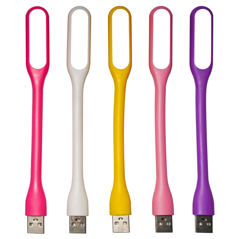 Boodgood USB Light for Keyboard, USB Laptop Light, Mini USB Lamp for Notebook Computer, Flexible Gooseneck Reading Lamp, LED Lighting Source, 10-Pack