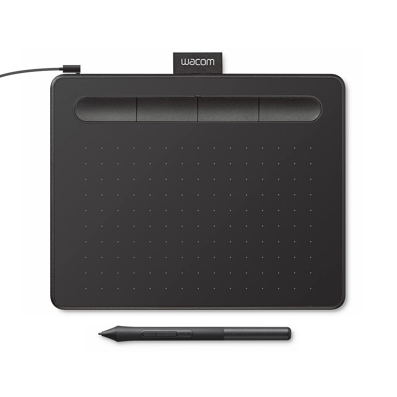 Wacom Intuos Small Graphics Drawing Tablet, Includes Training & Software & JBL Tune 510BT: Wireless On-Ear Headphones with Purebass Sound - Black
