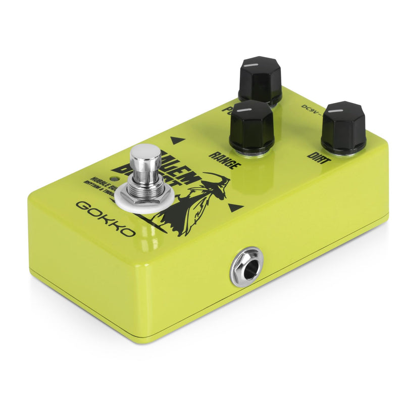 GK-60 Salem Guitar Effects Pedal – Treble Enhancer & Clean Gain for Electric Guitar – Vintage Rangemaster Style Overdrive Pedal