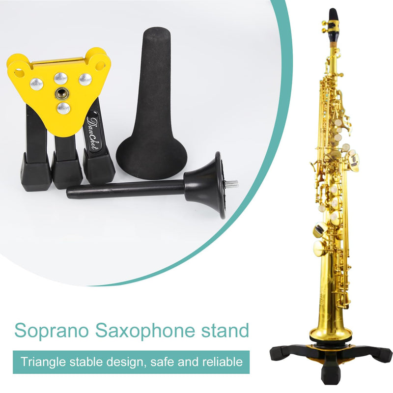 [AUSTRALIA] - Danchet Foldable Portable Soprano Saxophone Stand, Sax Tripod Holder, Portable Soprano Saxophone Stand… Soprano Sax Stands 