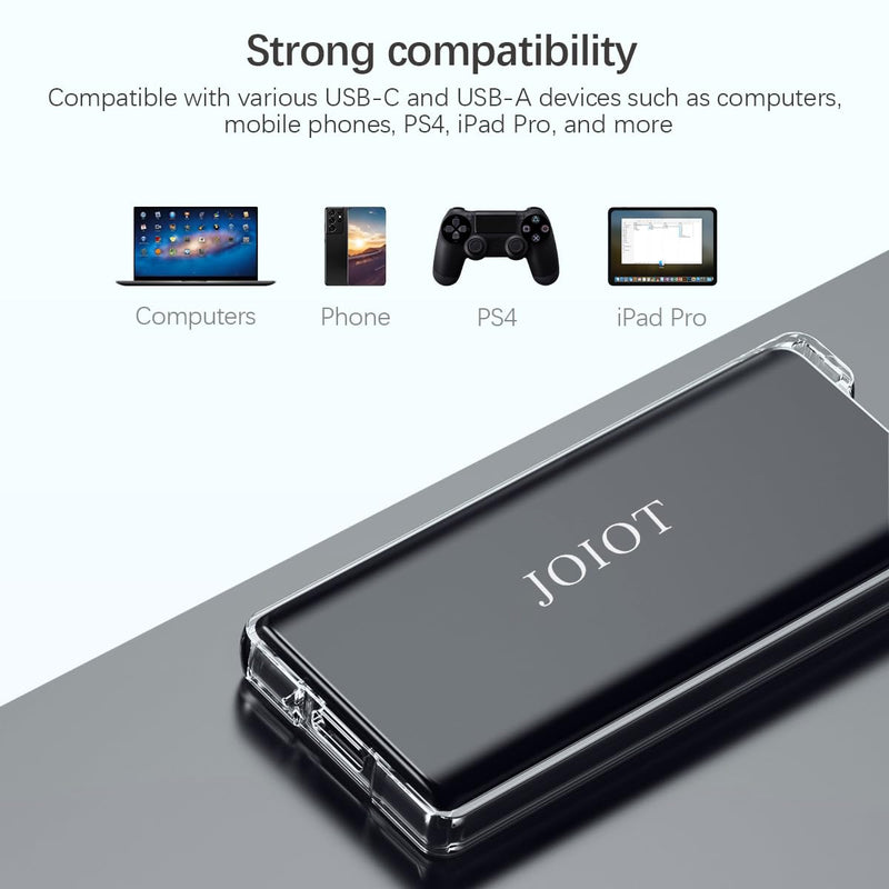 JOIOT 250GB SSD External Hard Drive,Up to 540MB/s,USB 3.1 Gen2,External Solid State Drive Compatible with PS4 / PS5 / Windows/Mac 250GB-Upgrade