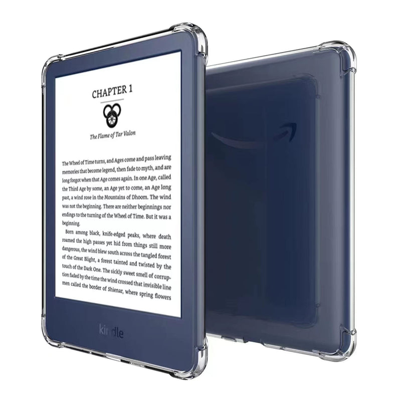 Clear Case Compatible for 6" Kindle 11th Generation 2022 Release (NOT FIT Kindle Paperwhite/Oasis),Thin Slim Soft Flexible Silicone TPU Rubber Cover for Kindle 11th Gen 2022 (Transparent) Transparent