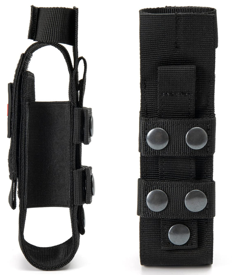Tactical Molle Tourniquet Holder, Portable TQ Military First Aid Equipment Case & Trauma Medical Shear Pouch Black