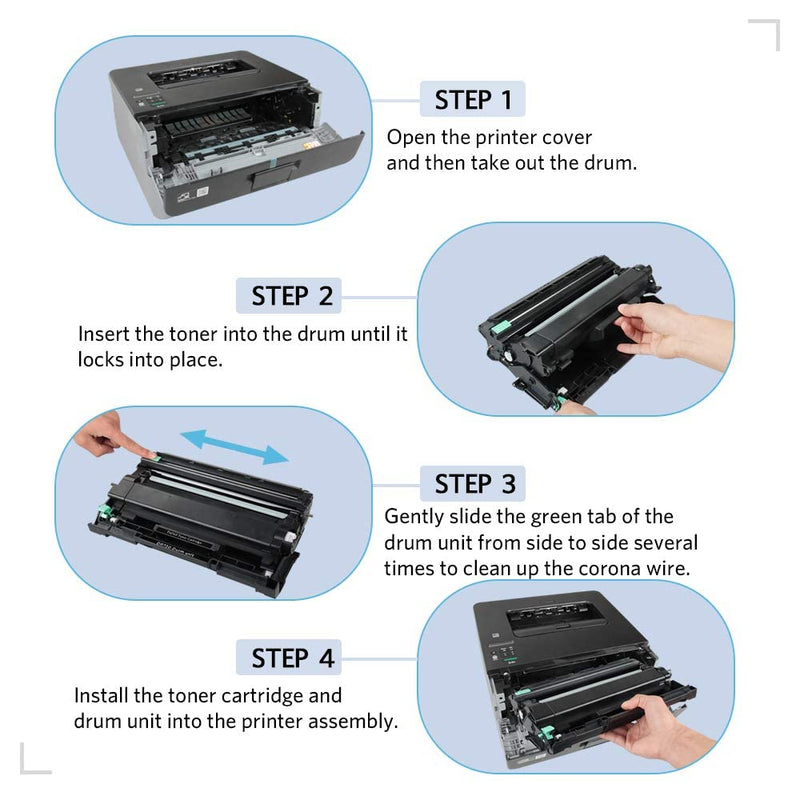 MxVol Compatible Drum Unit Replacement for Brother DR730 DR-730 DR 730 Up to 12,000 Pages use for HL-L2350DW DCP-L2550DW MFC-L2710DW MFC-L2750DW HL-L2395DW Printer (NO Toner)