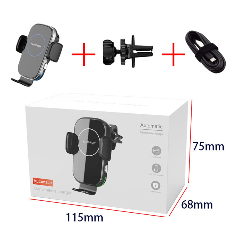 Car Wireless Charger for All Kinds of Cars and Cell Phones Car Phone Holder 15W Fast Charging Cell Phone Wireless Charger (CW16) CW16