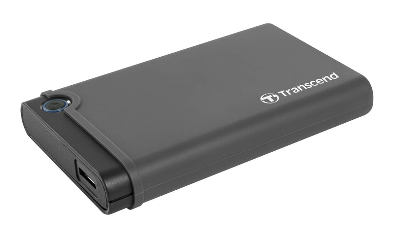 Transcend StoreJet 25CK3 2.5” SATA III SSD/HDD Enclosure Kit USB 3.1 Gen 1 TS0GSJ25CK3,Grey