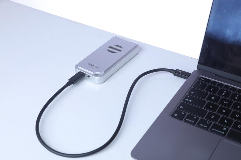 USB4 NVMe Enclosure 40Gbps with Active Cooling Fan, Solid Aluminum External M.2 SSD Case for Mac, iPad Pro, iPhone ProRes Recording and Video Editing,Tool-Free, Thunderbolt Compatible