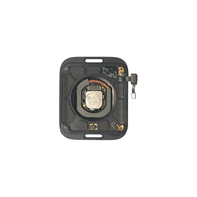 New Back Cover Glass Heart Rate Part Connector Con NFC Compatible with Apple Watch Series SE 2022 44mm(Cellular+GPS) with Upgraded Repair Tools Kit