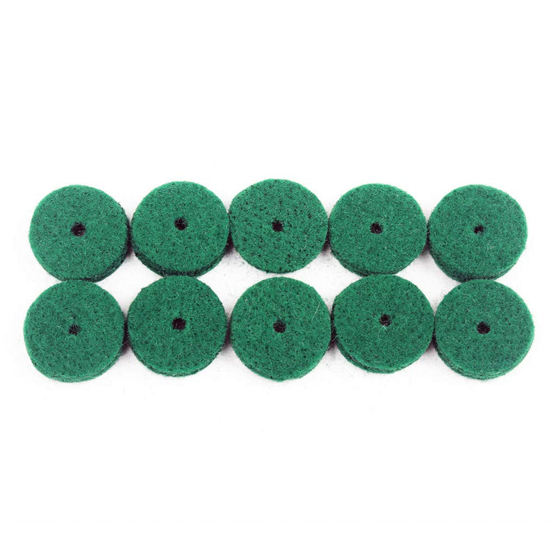 Alnicov 22MM Piano Felt Front Rail Regulating Punchings Green Keyboard Balance Washers Repair Parts Pack of 90