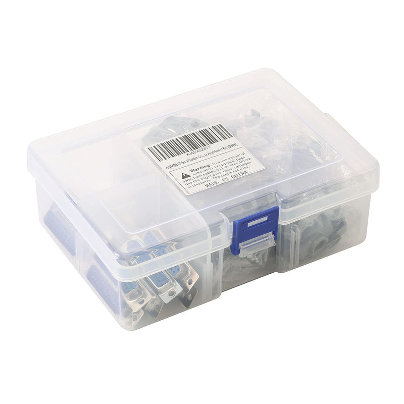 ANMBEST DB25 Solder Connector, 25PIN RS232 Terminal Adapter Breakout Board with Case Assortment Kit(5PCS Male + 5PCS Female)