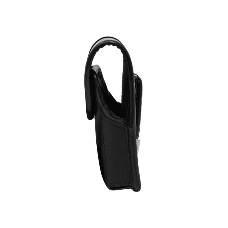 Turtleback Holster Designed for Motorola Razr (2020) 5G (2019) Vertical Belt Case Black Leather Pouch with Executive Belt Clip, Black Leather / Flush Clip Vert