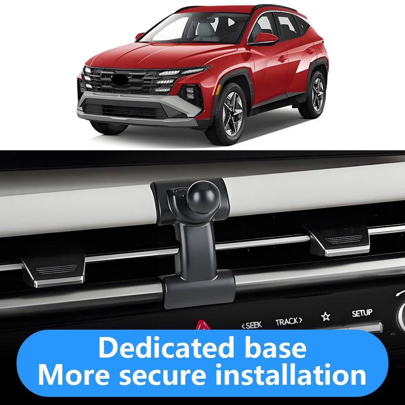 Car Phone Holder for Hyundai Tucson 2025 2026 and Hyundai Santa Cruz 2025 2026 Auto Interior Accessories Best Cell Phones Mount Cellphone Mobile Cradle Charging Navigation Bracket Screen Stand