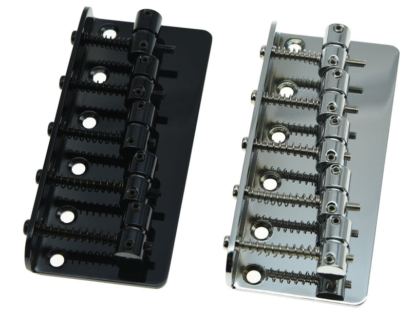 Black 5 String Electric Bass Guitar Bridge fits for Jazz J Bass or Precision P Bass Black