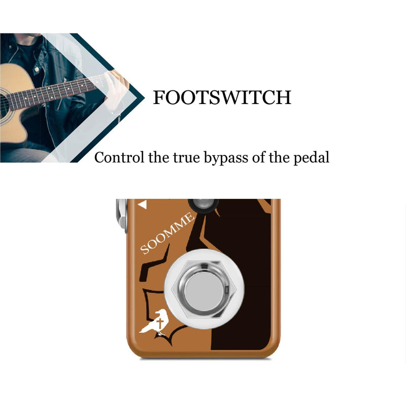 [AUSTRALIA] - Analog Chorus Guitar Effect Pedal for Electric Guitar with High Warm And Clear Sound Mini Size True Bypass 