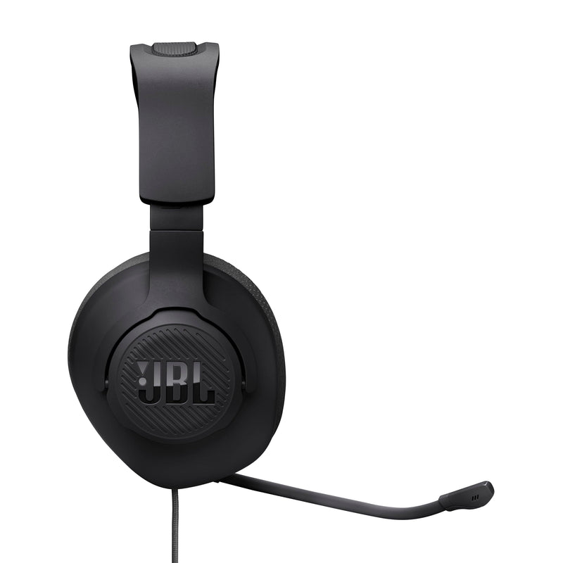 JBL Quantum 100M2 Wired Gaming Headset, Detachable Mic - Black | Memory Foam Ear Cushions And 3.5 Mm Jack Work With PC, PlayStation, Xbox, Nintendo Switch For Immersive PC Gaming Sessions