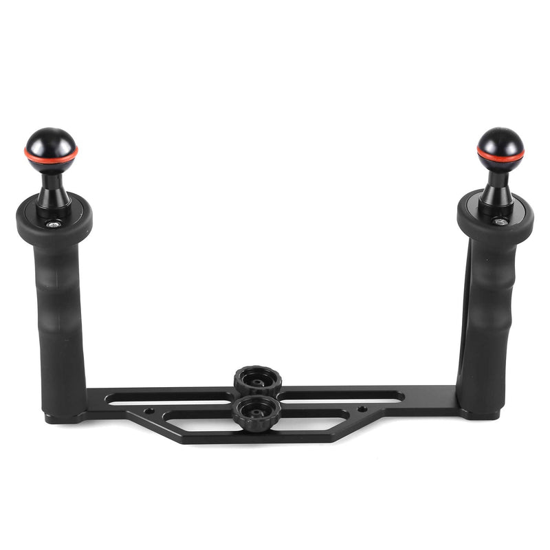 Underwater Video Light Stabilizer Tray, Lightweight Aluminium Tray for GoPro OSMO and Any Other Camera with 1/4 inch Screw Hole B Version
