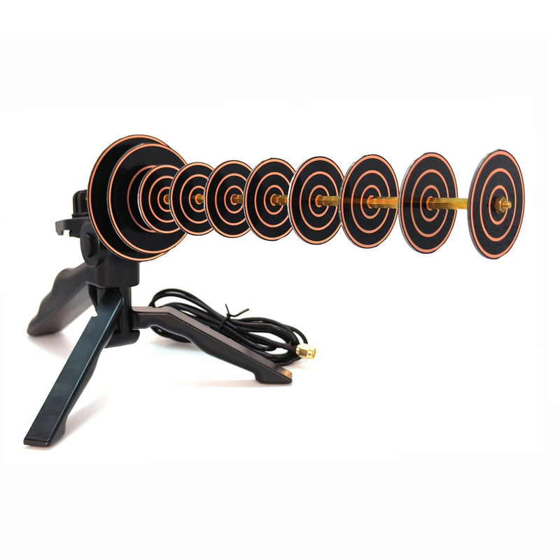 16dBi 2.4GHz High-Gain WiFi Directional Yagi Antenna Suitable for Drones USB Wireless adapters SMA routers and Cameras for Long Distance Signal Reception or Transmission
