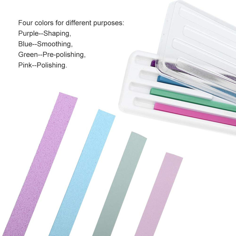 Nikou Dental Sanding Belts, 60pcs/Pack Tooth Sandpaper Versatility Belts Polishing Shiny Surface Contouring Tool Kit for Polishing Teeth