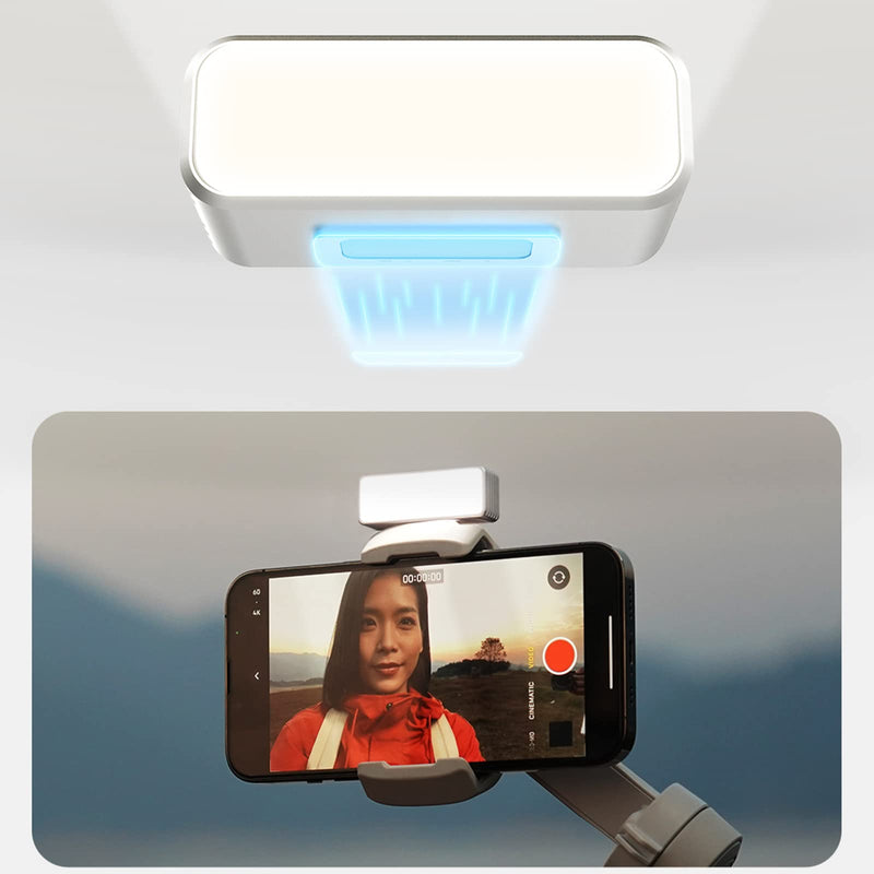 Magnetic Fill Light with Adjustable Brightness and Color Temperature Original for FeiyuTech VB 4/VB 4SE/Vimble 3/Vimble 3SE Handheld 3-Axis Smartphone Stabilizer