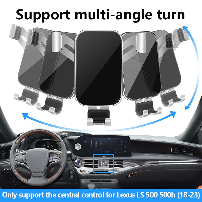 Car Phone Holder for Lexus LS 2018 2019 2020 2021 2022 2023 2024 2025 2026 500 500h 500F Auto Interior Accessories Best Cell Phones Mount Cellphone Mobile Cradle Charging Navigation Stand