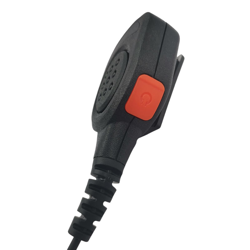 Walkie Talkie Shoulder Mic 3.5mm Screw in Speaker Microphone 3.5mm Jack for Motorola Vertex Standard Radio vx-261 vx261 vx 261 evx-261 evx s24 evx-s24 evx-534(IP65 Waterproof) (Black) Black
