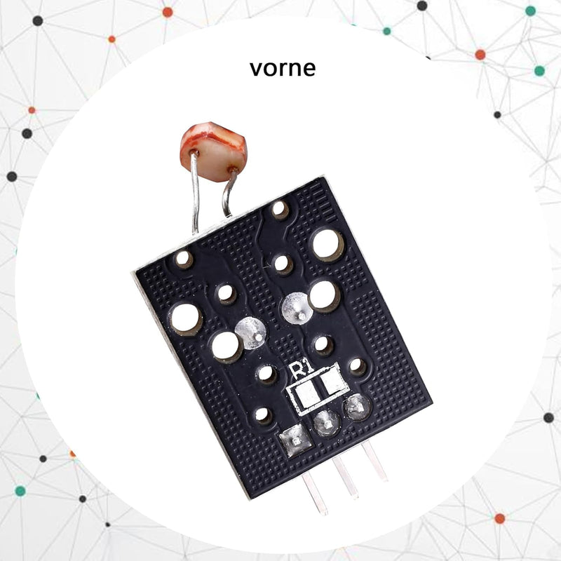 KY-018 LDR Light Sensor Module with Output with Photoresistor Brightness Sensor Photo Wall Level Module Brightness Sensor Pack of 10