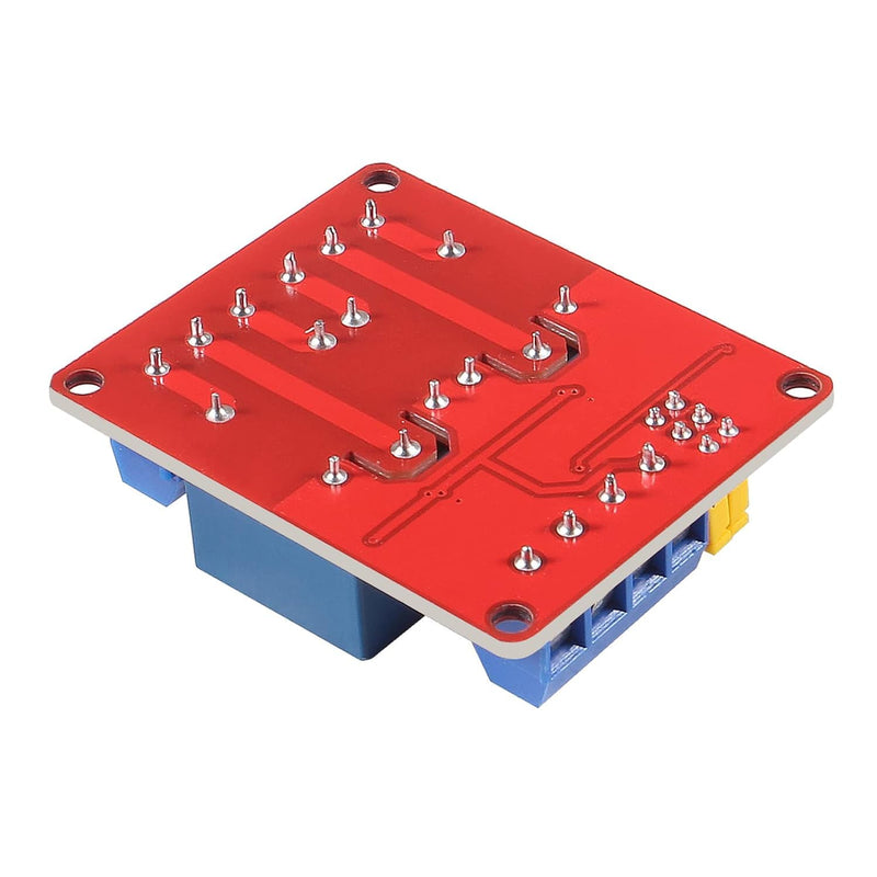 Gebildet Pack of 2 DC 5V 2 Channel Relay Module Boards Shield with Optocoupler Isolation, Supports High or Low Level Compatible Development Board Trigger 5 V 2-way