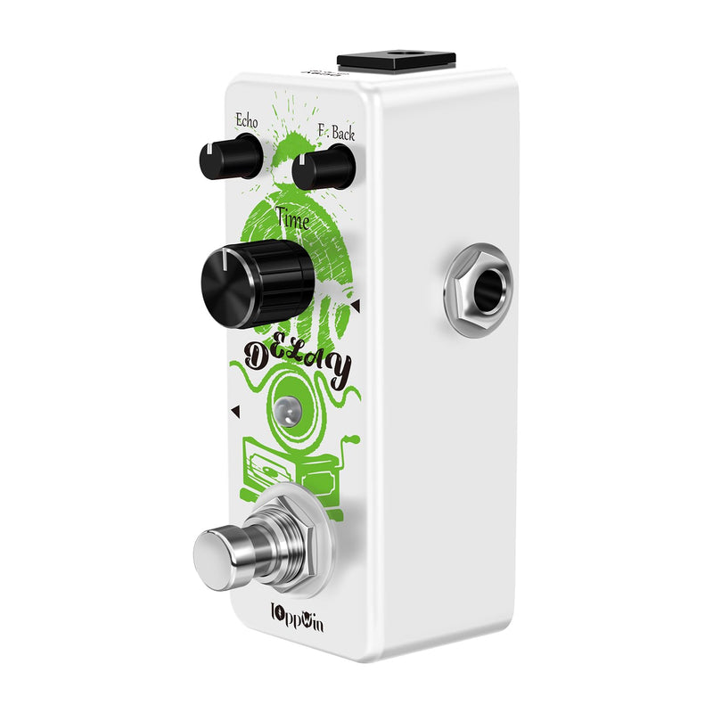 Guitar Pedals, Premium Analog Delay Pedal – Warm, Clean, Smooth Tones with 25ms-600ms Adjustable Range & True Bypass, for Retro Tone Lovers And Live Musicians