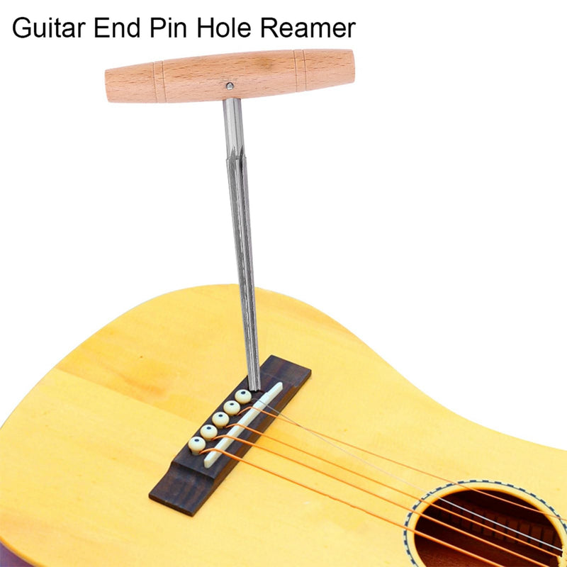 Reamer Tool, Luthier Tools, Hole Reamer, Strap End Pin Drill Bit Tool, for Acoustic Guitar, Acoustic Bass, Ukulele
