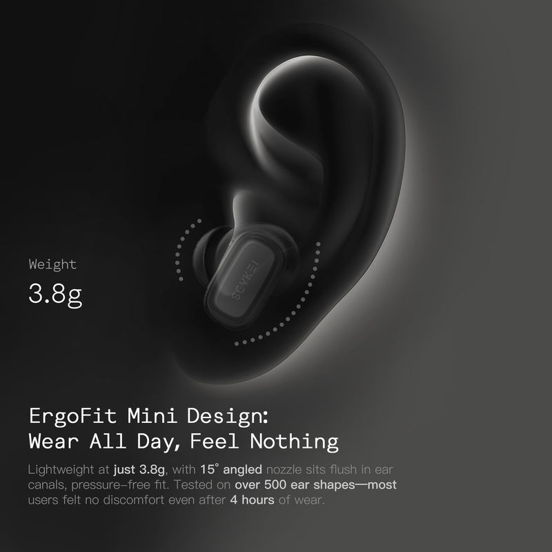 Wireless Earbuds, Bluetooth Headphones with AI Real-Time Translation, 165 Languages, in-Ear Earphones for Travel and Learning