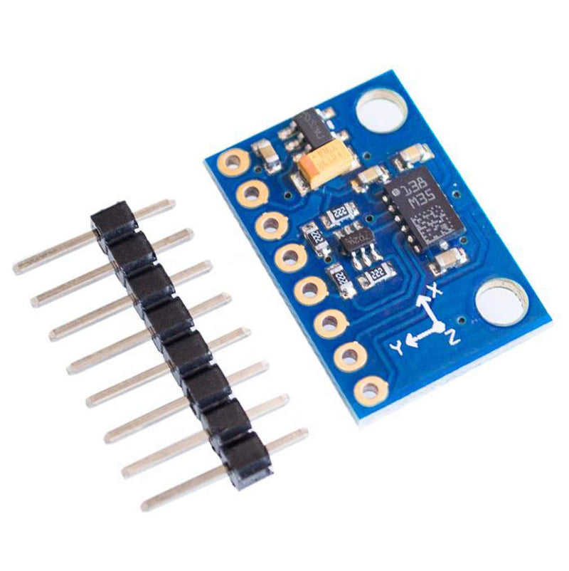 Hailege 2pcs LSM303DLHC GY-511 3 Axis E-Compass Accelerometer Magnetometer Module 12 Bit AD Convert