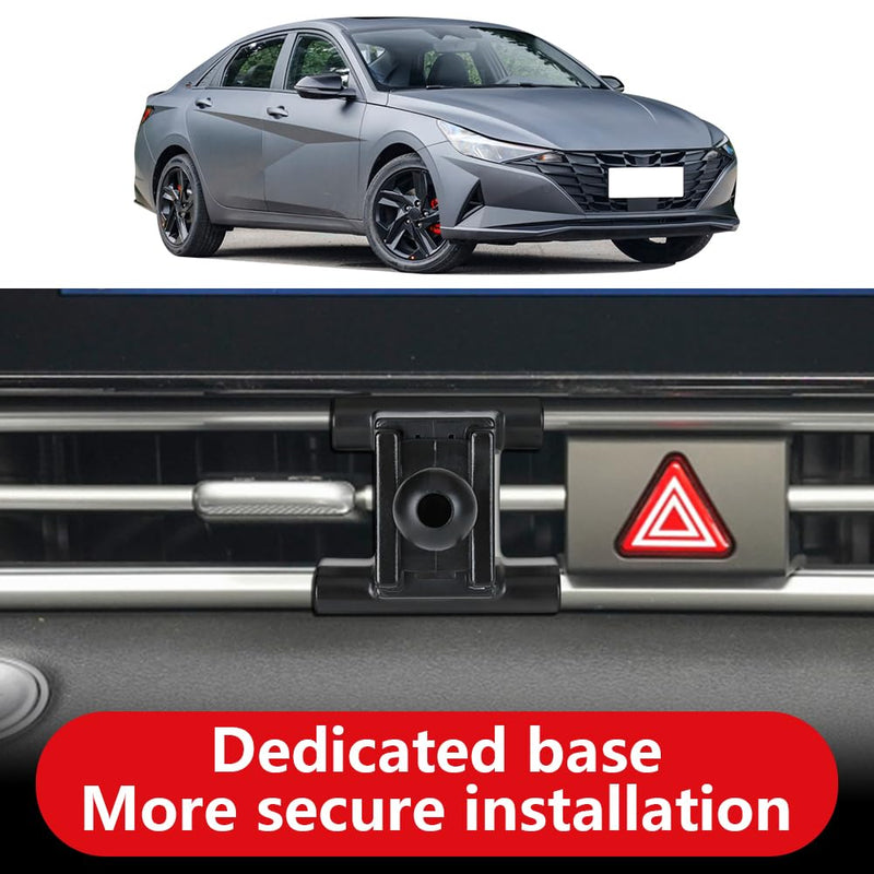Car Phone Holder for Hyundai Elantra 2021 2022 2023 2024 2025 2026 SE SEL N Line Limited Elantra Hybrid Auto Accessories Navigation Bracket Interior Decoration Mobile Cell Phone Mount case