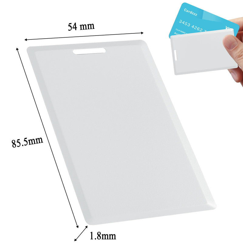 12 PCS T5577 Thick Smart Cards, Contactless 125khz RFID Rewritable Proximity Clamshell Weigand Prox Card, Compatible with 1386 1326 H10301 Format Readers and Keyless Entry Access Control Systems 12 PCS