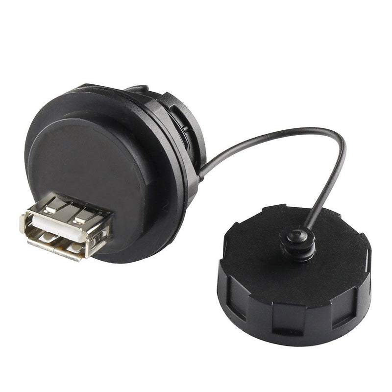 USB A Type IP68 Rated Weatherproof Connector - Panel Mount