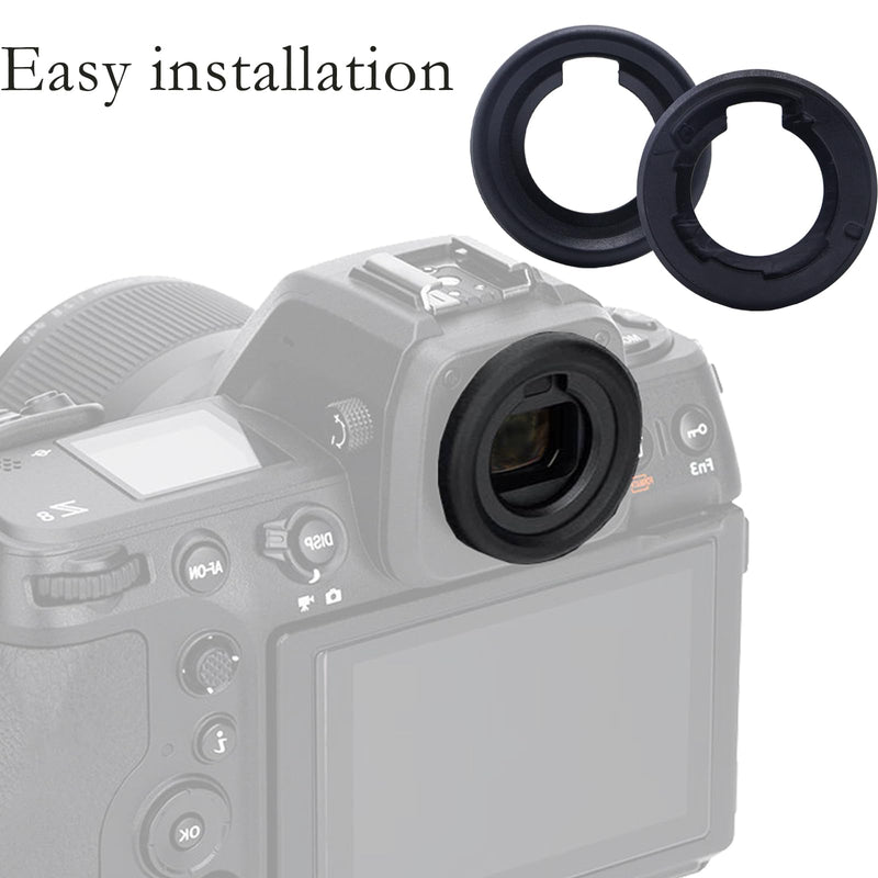 PCTC Viewfinder Eyecup Eye Cup for Nikon Zf Z8 Z9 Cameras, Replaces Nikon DK-33 Eyecup,Plastic Materials(2 Pack)