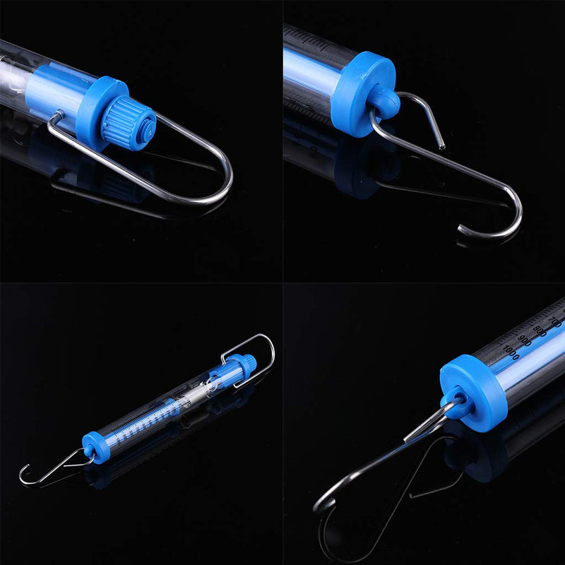 vsilay Labs Newton Force Meter Spring Scale Scale Labeled Transparent Spring Balance Suitable for Scientific 2.5N/10N 10n