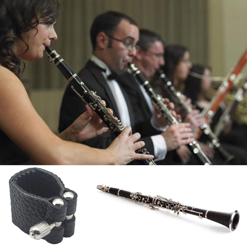Clarinet Mouthpiece Ligature Fastener, Artificial Leather Clarinet Ligature Fastener, B Flat Clarinet Ligature Fastener, Clarinet Parts Clarinet B