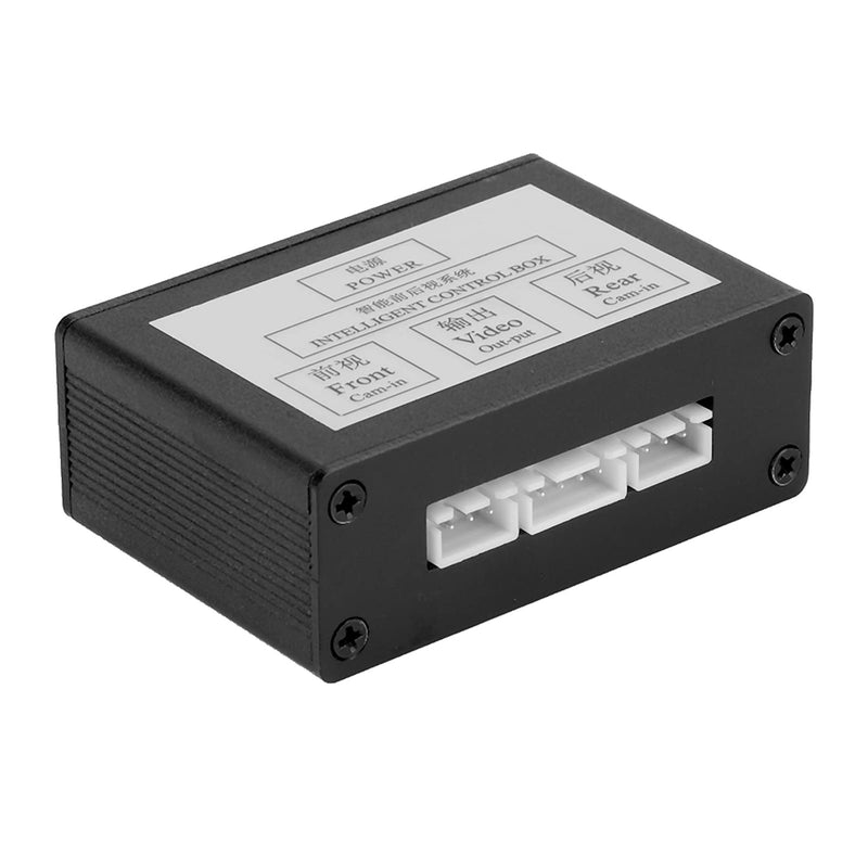 [AUSTRALIA] - Smart Car Parking Camera Converter for Front & Rear View Video Switch Channel Control Box, Automatic Channel Control Box Adapter, Black 