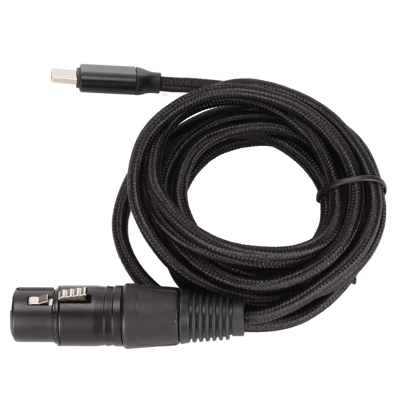 XLR USB Cable, USB C to XLR Female Mic Link Converter Studio Audio Connector Cords Adapter for Computer Music Recording USB Microphone Cable (2M)